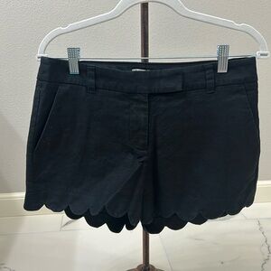J. Crew Scalloped Linen/Cotton blend Shorts